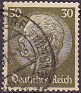 Germany 1933 Von Hindenburg 30 Pfennig Olive Green Scott 426